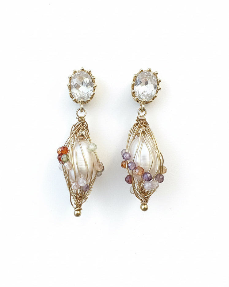 Freshwater Pearl Wired Earrings
