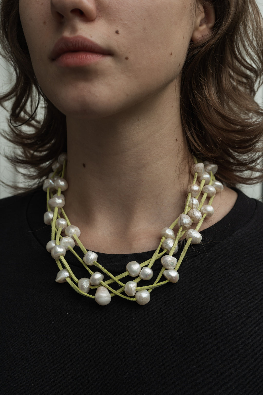 Multi-strand Baroque Pearls Necklace