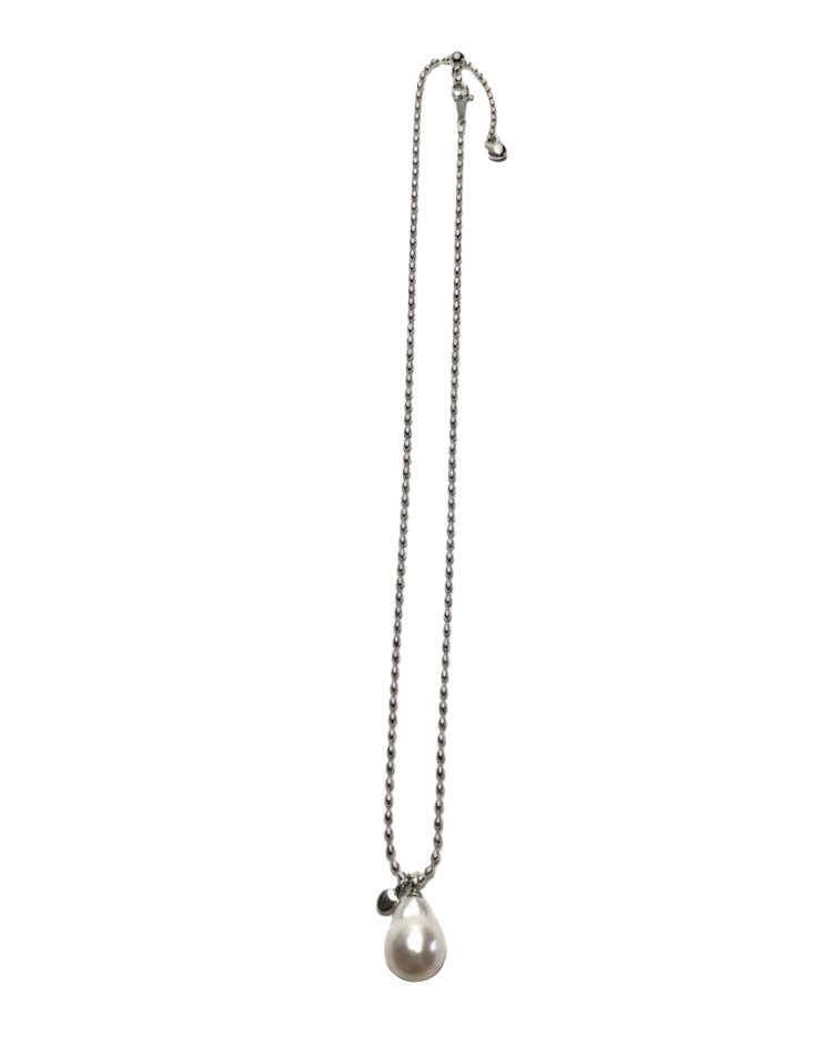 One-Pearl Stainless Necklace