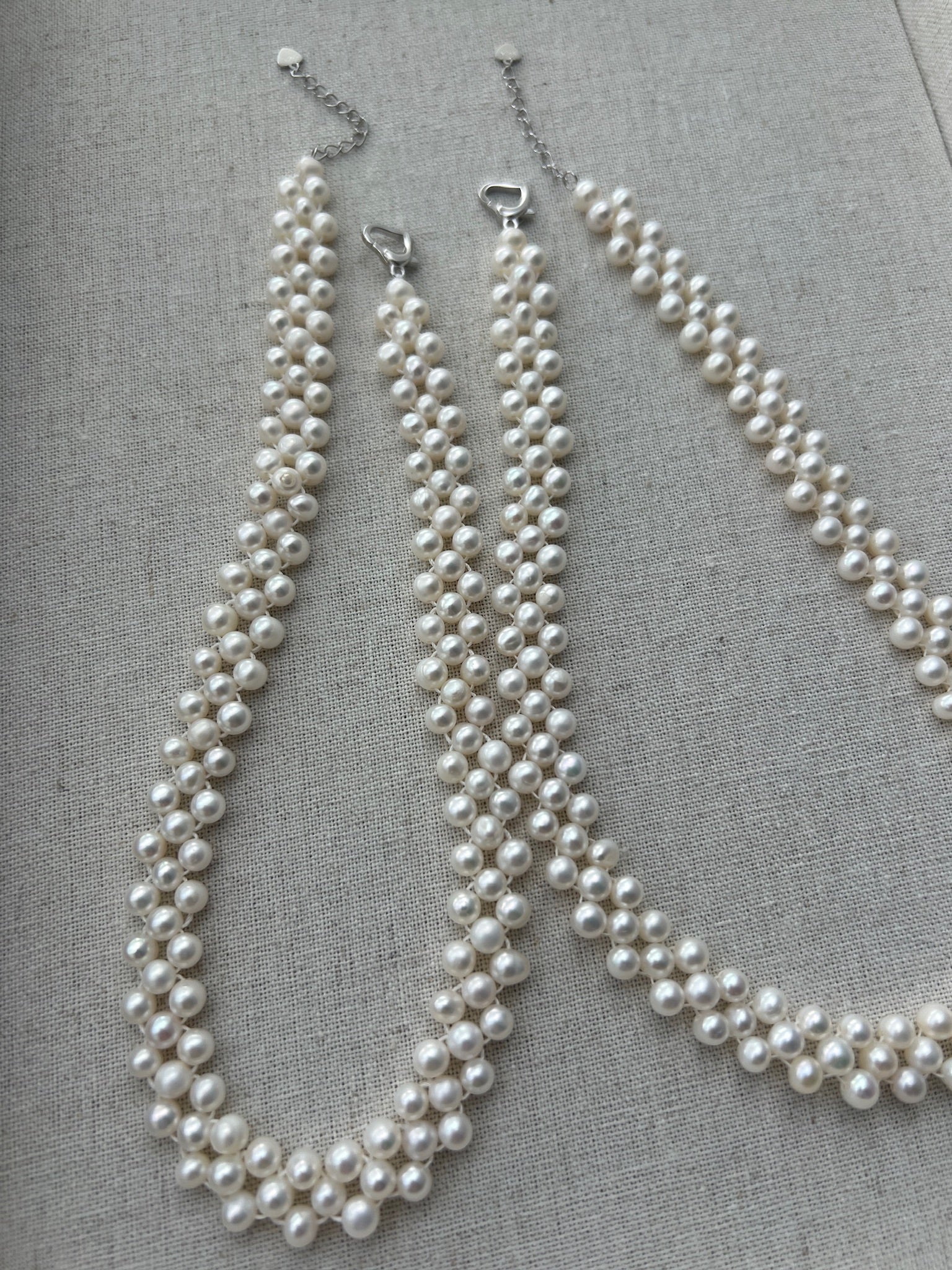 Freshwater Pearl Braided Necklace