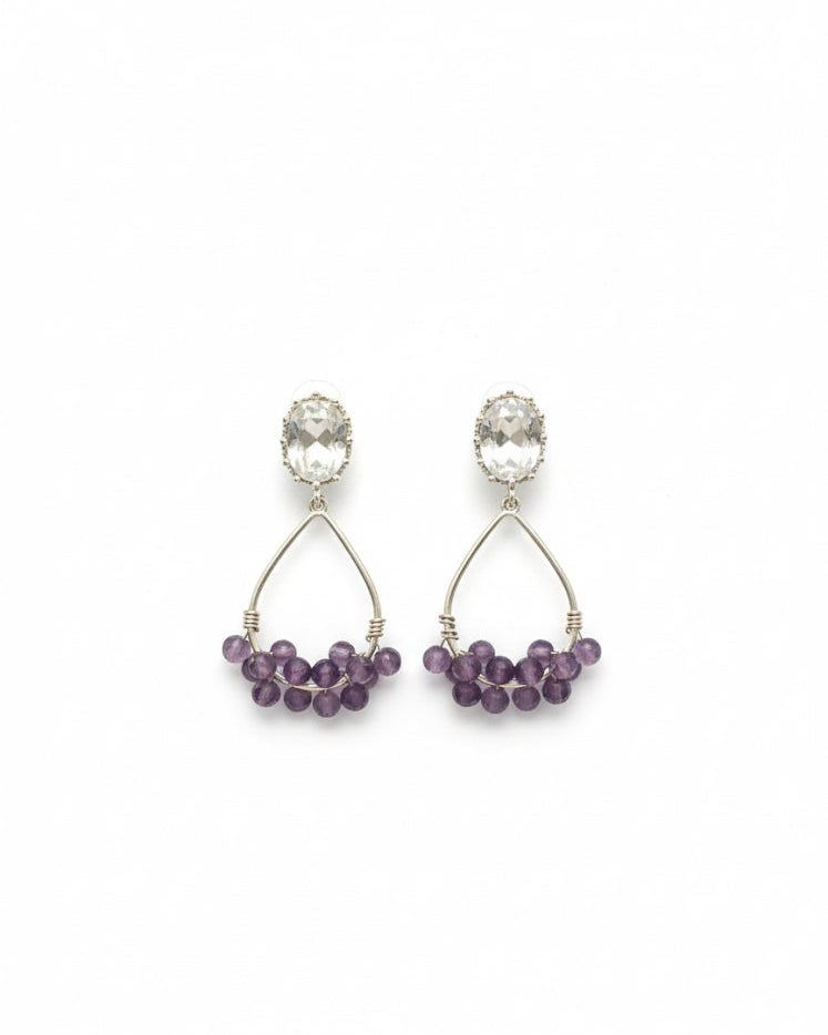 Crystal Beaded Earrings