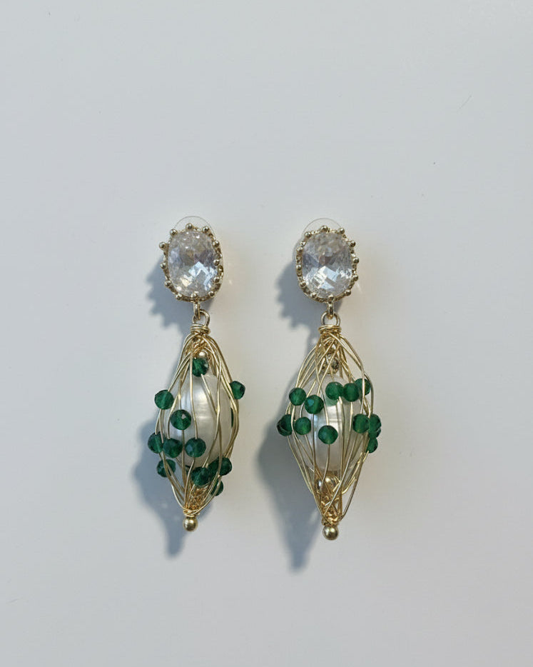 Freshwater Pearl Wired Earrings