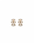 Pearl & Crystal Cluster Earrings