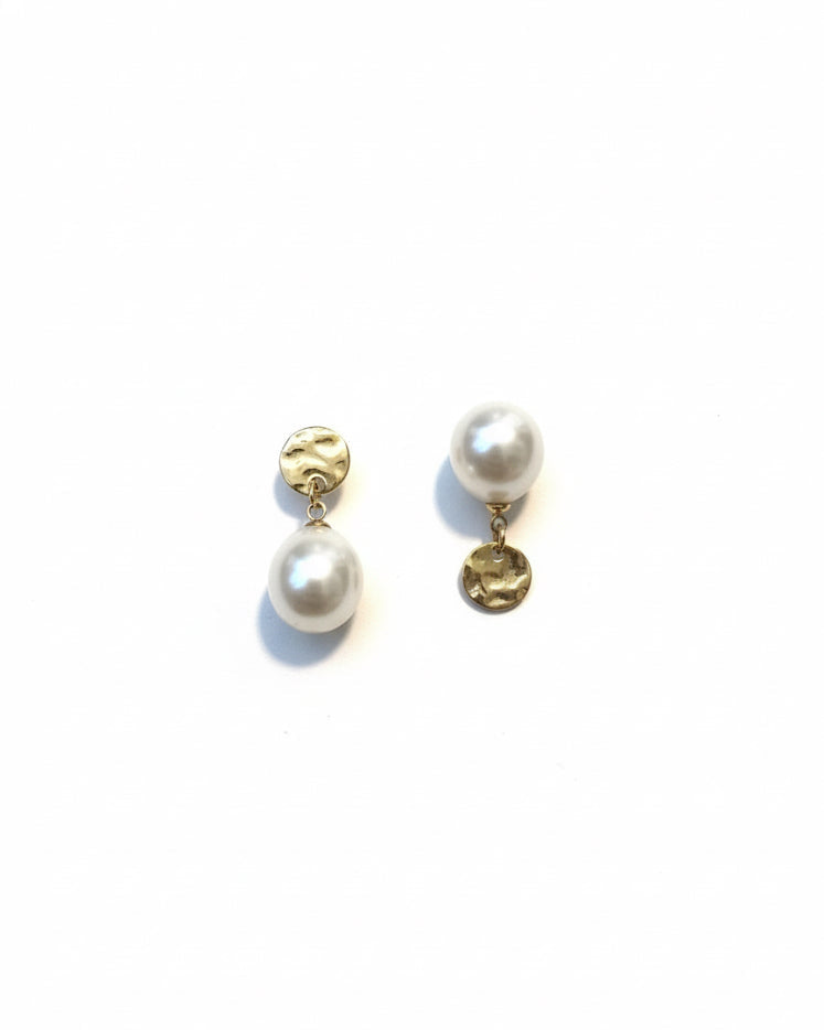 Mismatched Pearl Drop Duo
