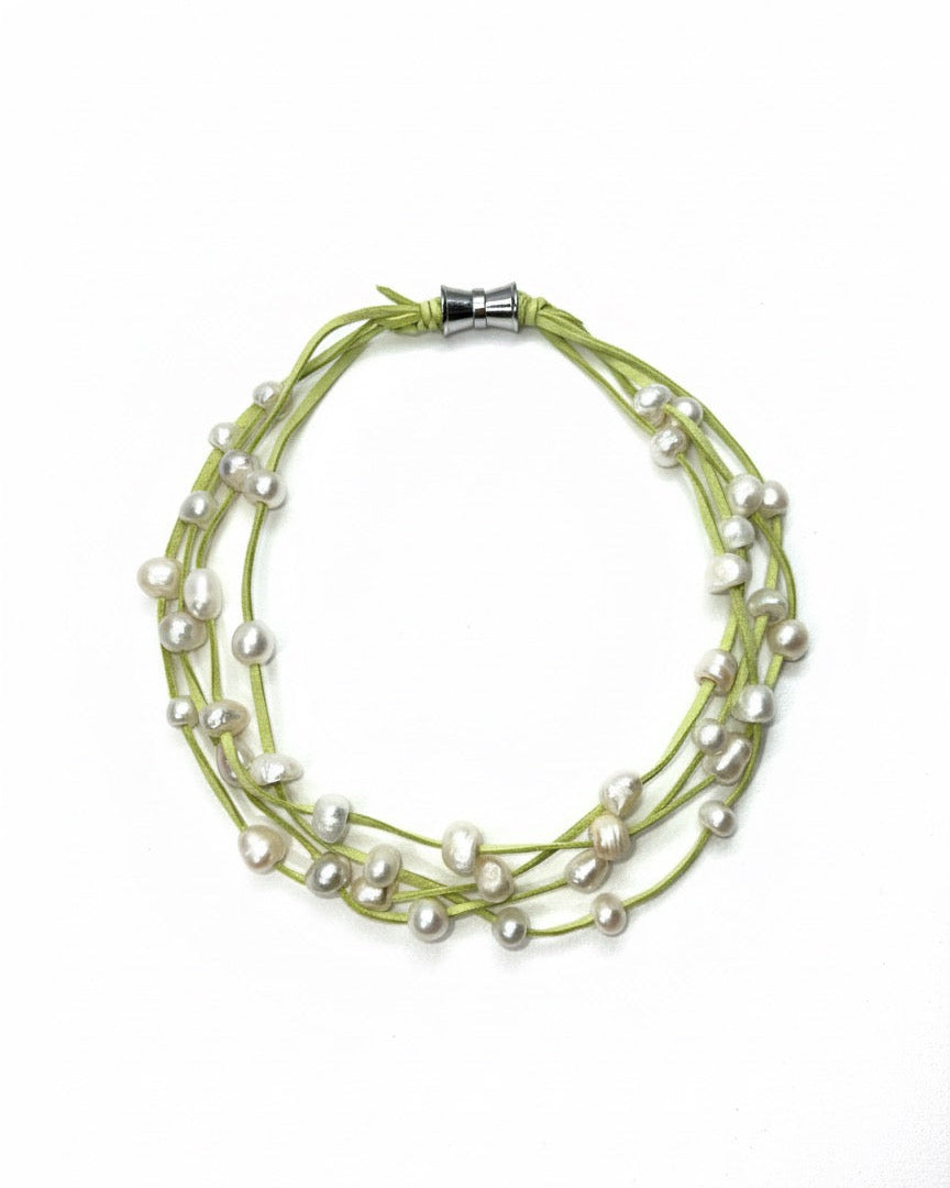 Multi-strand Baroque Pearls Necklace