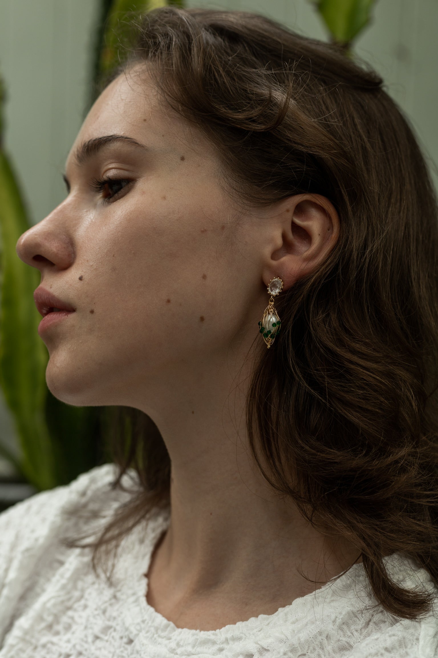 Freshwater Pearl Wired Earrings