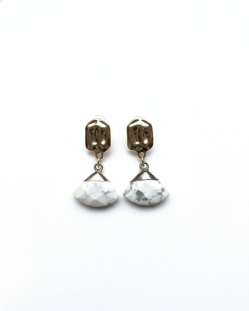 Gemstone Artsy Earrings